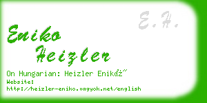 eniko heizler business card